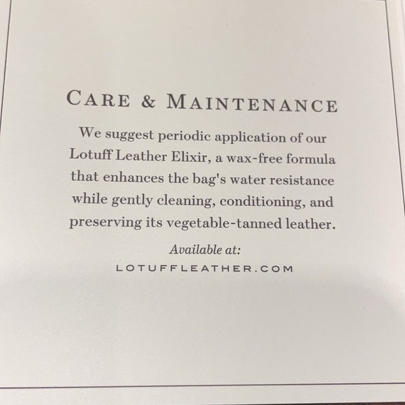 Lotuff The Tripp Bag Marked T295 Leather Crossbody NWT in Natural. P 11 - Picture 12 of 13